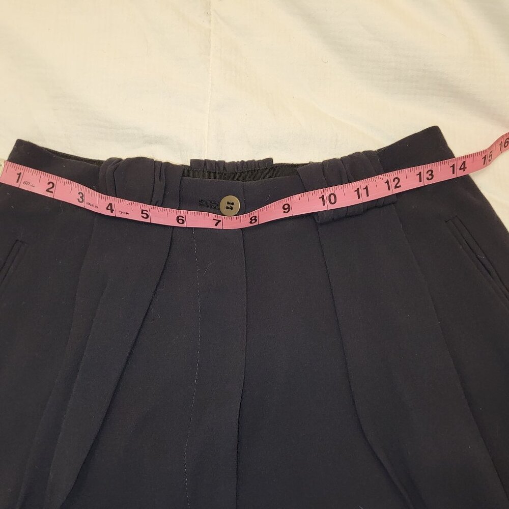Women's Giorgio Armani Black Label Retro Vintage Black Career Pants - 8 - Picture 7 of 10